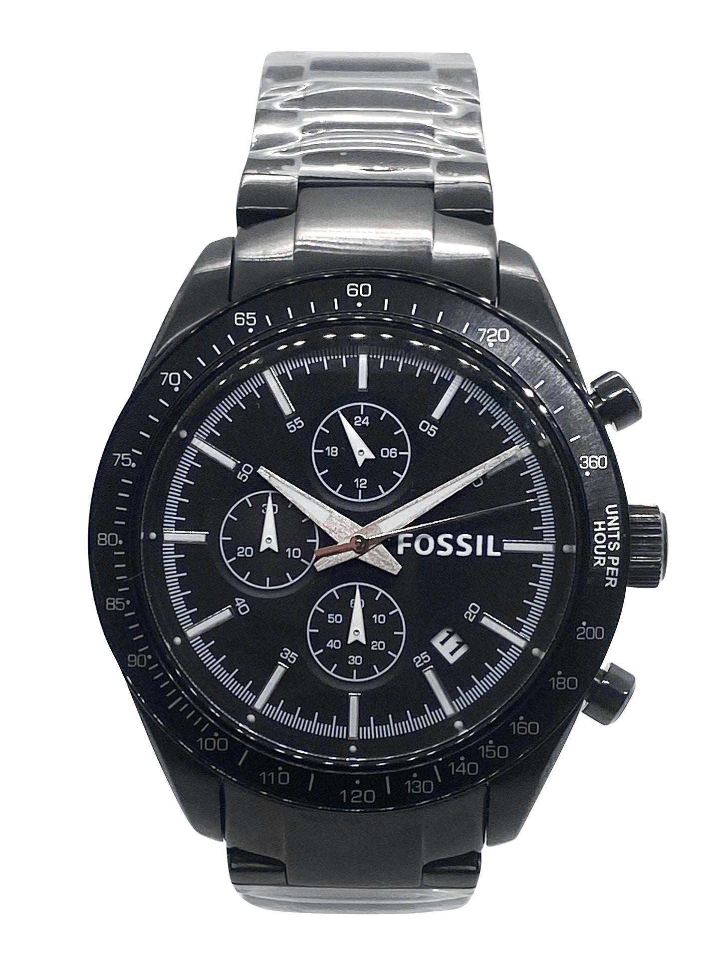 Fossil Black Stainless Steel Men's Watch BQ2067
