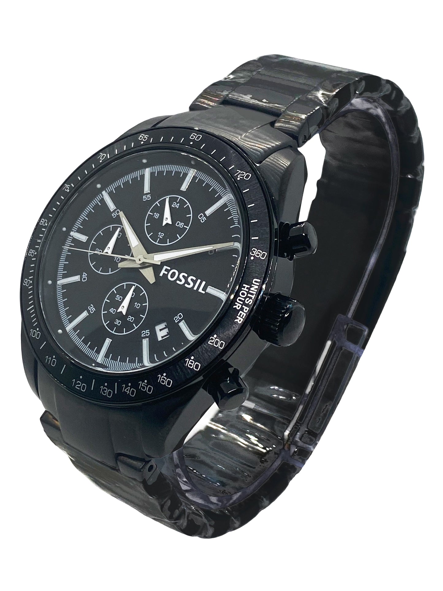Fossil Black Stainless Steel Men's Watch BQ2067