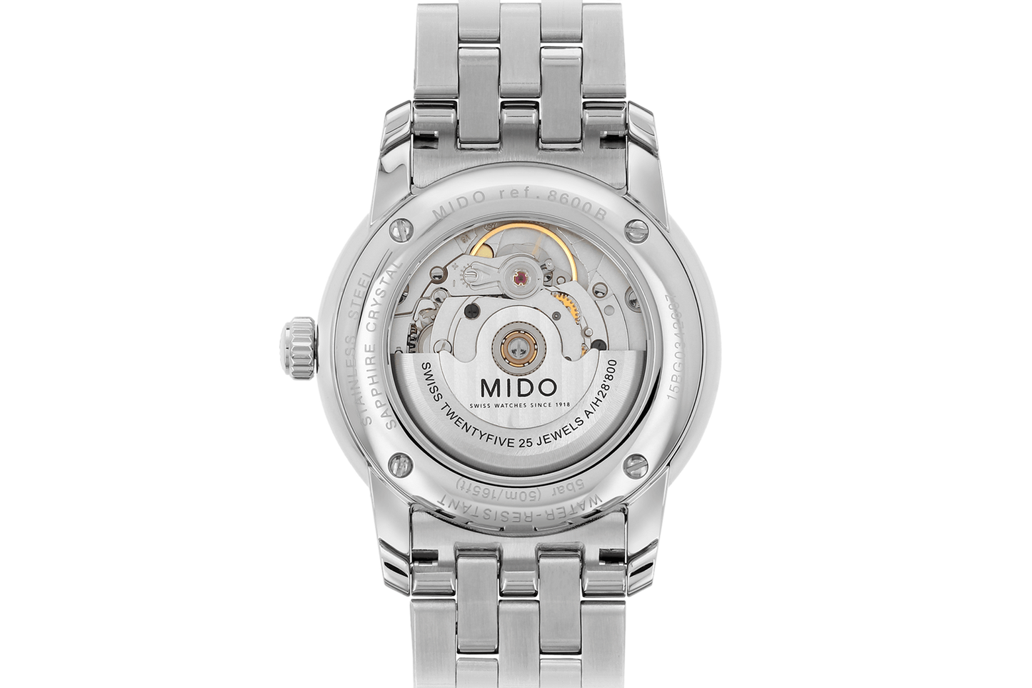 Mido Baroncelli Automatic White Dial Men's Watch M0274262201800