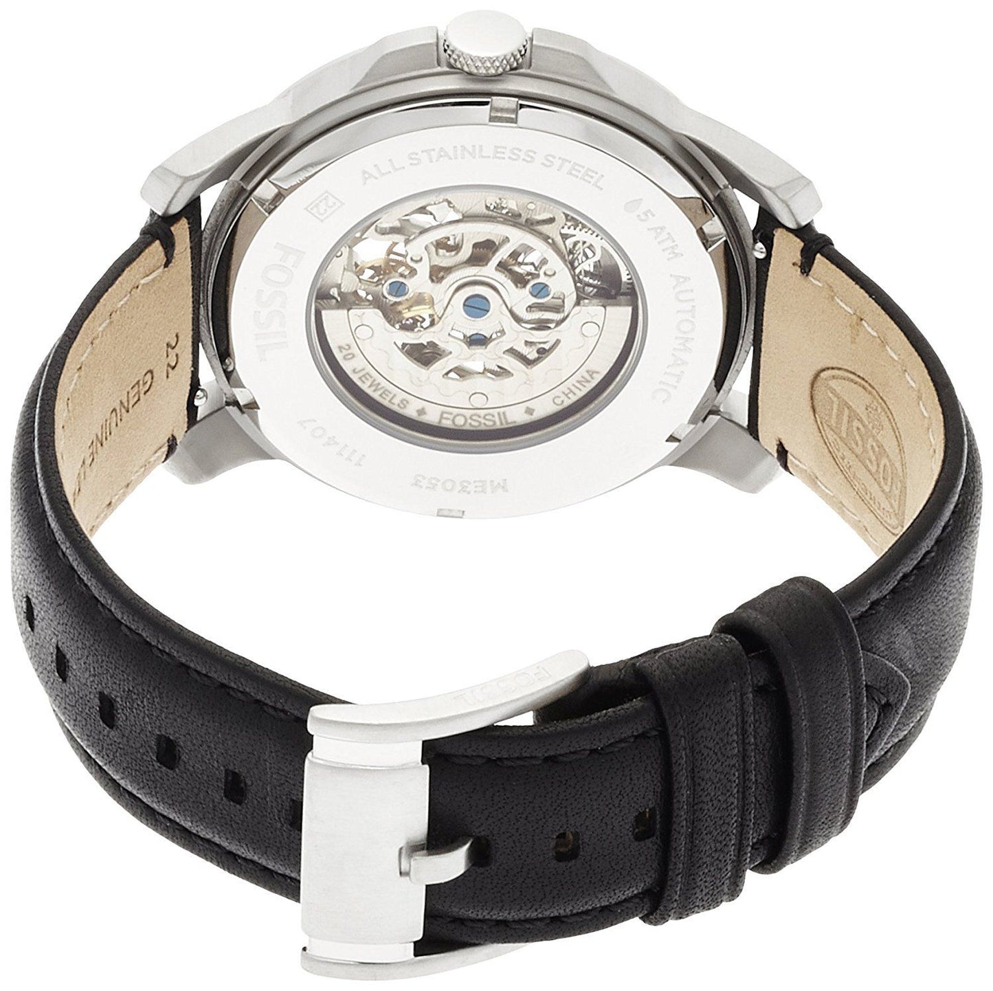 Fossil Grant Automatic Self Wind Skeleton Dial Men's Watch ME3053