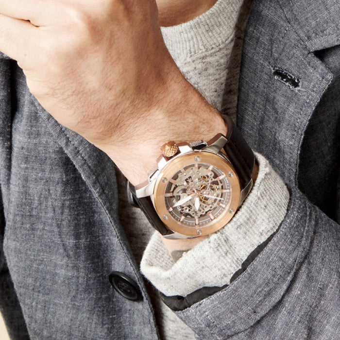 Fossil Modern Machine Automatic Skeleton Dial Men's Watch ME3082