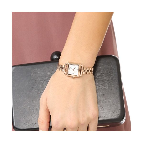 Marc Jacobs Vic Silver Dial Rose Gold-tone Ladies Watch MJ3530