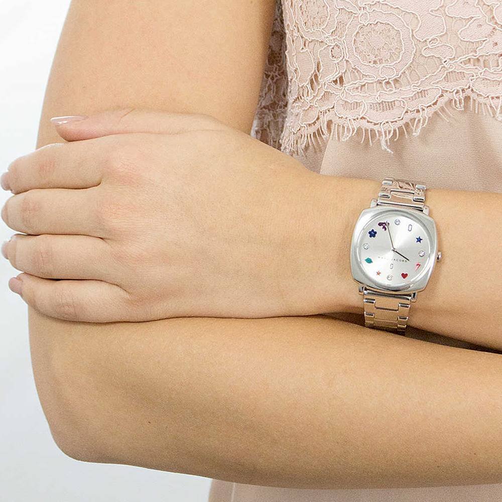 Marc Jacobs Mandy Silver Dial Men's Watch MJ3548