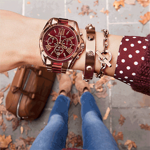 Michael Kors Bradshaw Burgundy Women's Watch MK6270