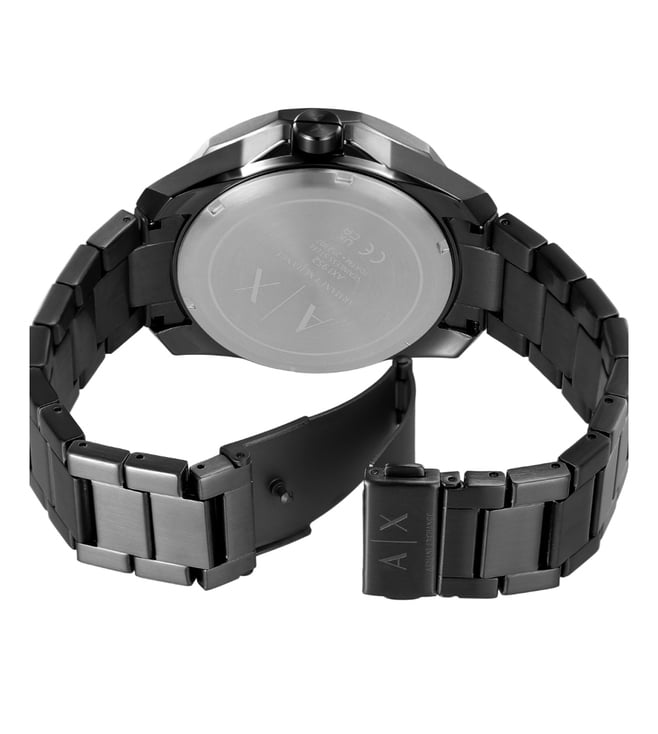 Armani Exchange Three-Hand Date Black Men's Watch - AX1952
