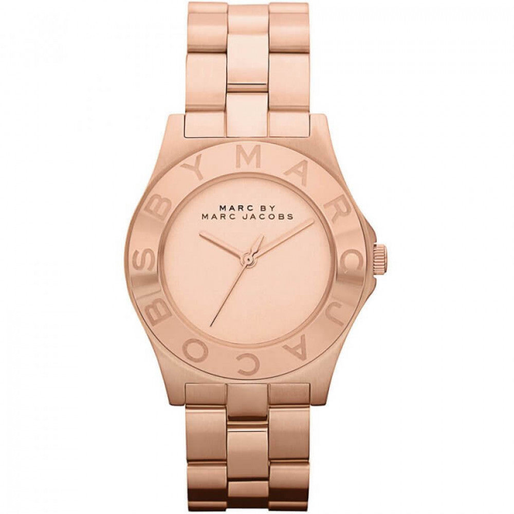 MARC BY MARC JACOBS Blade Rose Dial Rose Gold Ion-plated Ladies Watch MBM3127