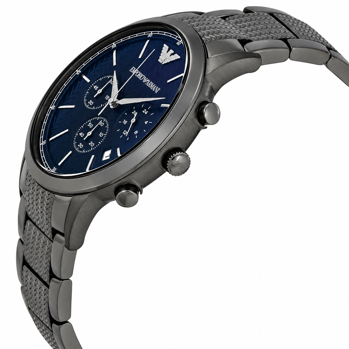 Emporio Armani Renato Chronograph Gunmetal Ion-Plated Watch - AR2505