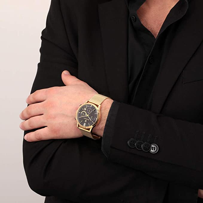 Maserati Ricordo Gold Mesh Men's Watch R8873633003