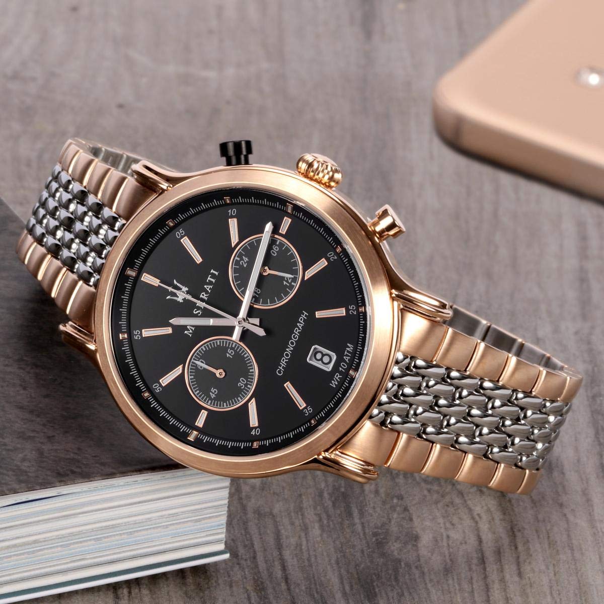 Maserati Analog Black Dial Men's Watch R8873638005