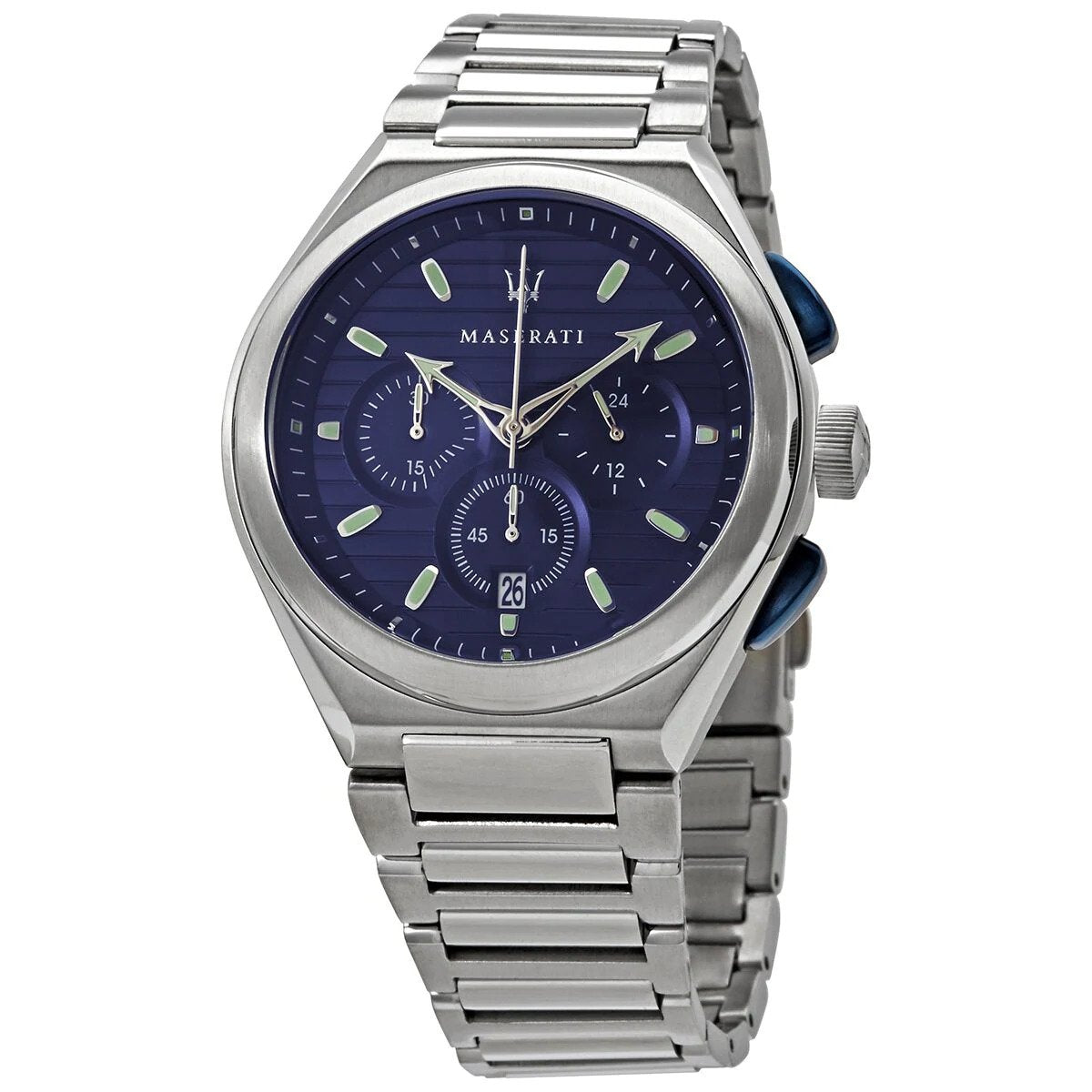 Maserati Triconic Chronograph Quartz Blue Dial Men's Watch R8873639001