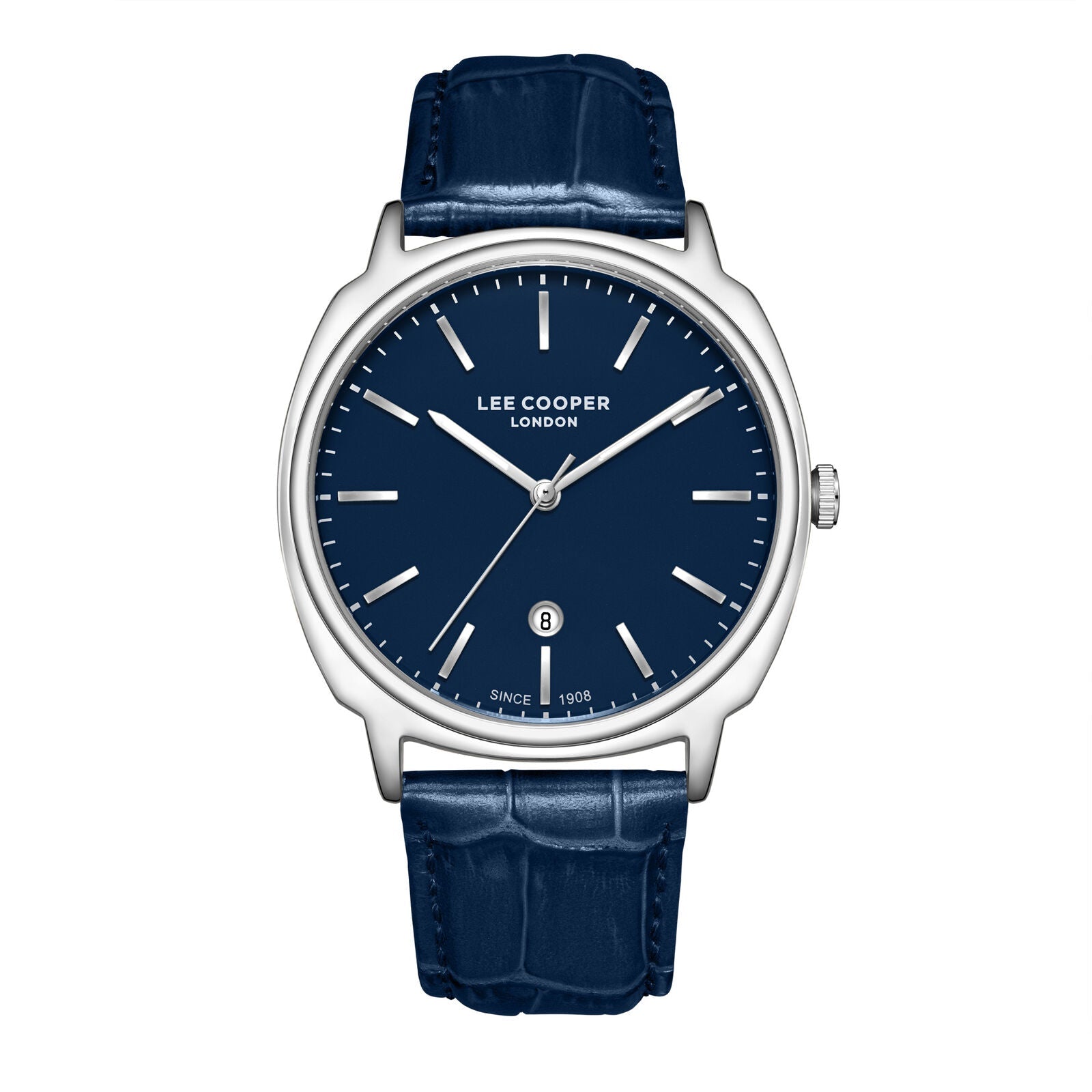 Lee Cooper Multi-Function Silver Leather Watch LC08248.399