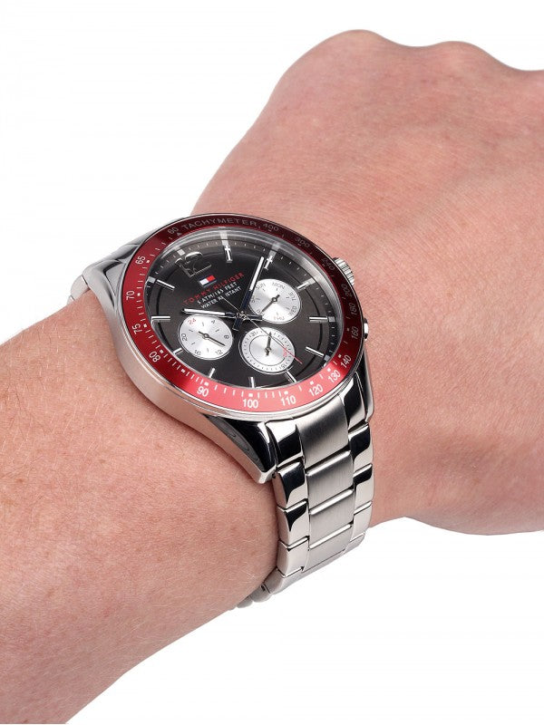 Tommy Hilfiger Luke Multi-Function Black Dial Men's Watch 1791122