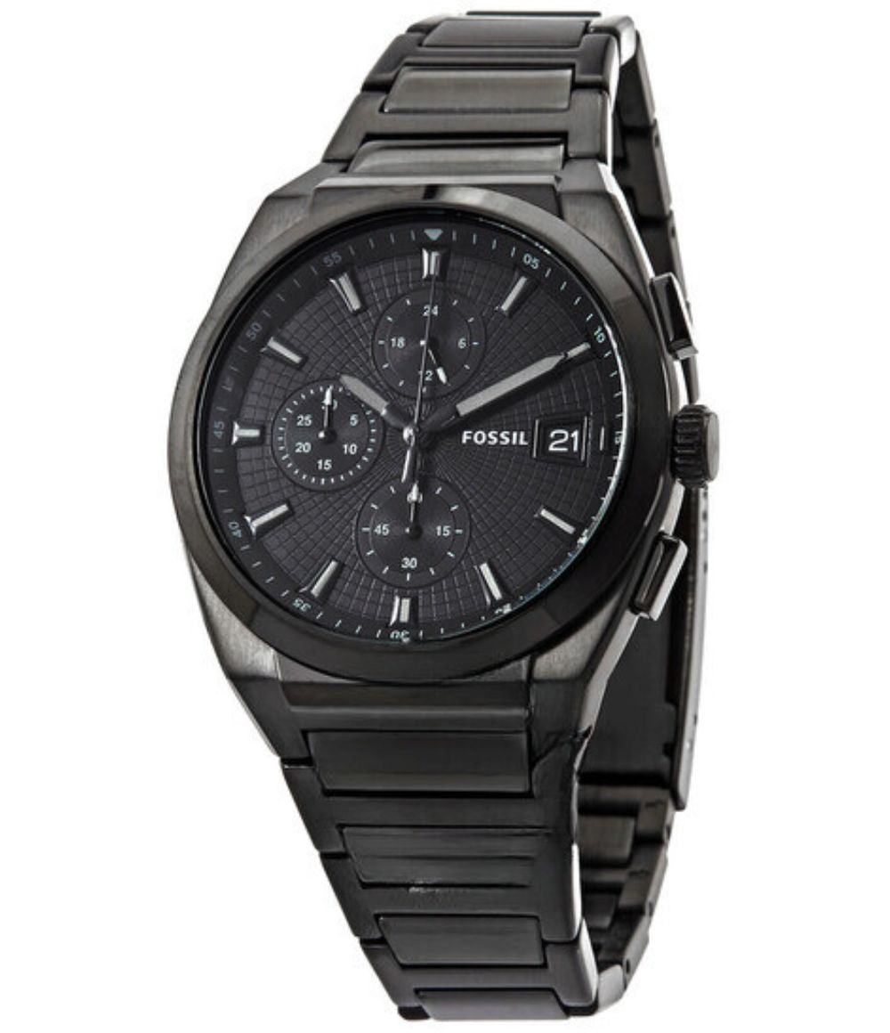Fossil Everett Chronograph Quartz Black Dial Men's Watch FS5797