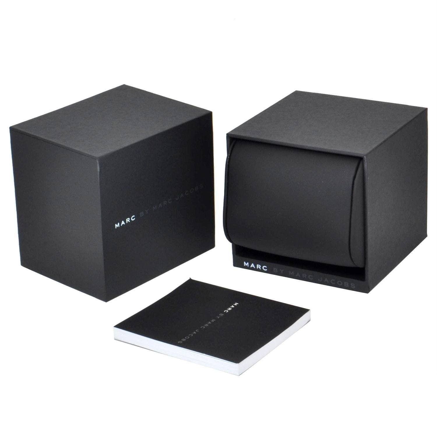 Marc Jacobs Baker White Dial Leather Strap 36mm Ladies Watch MBM1283