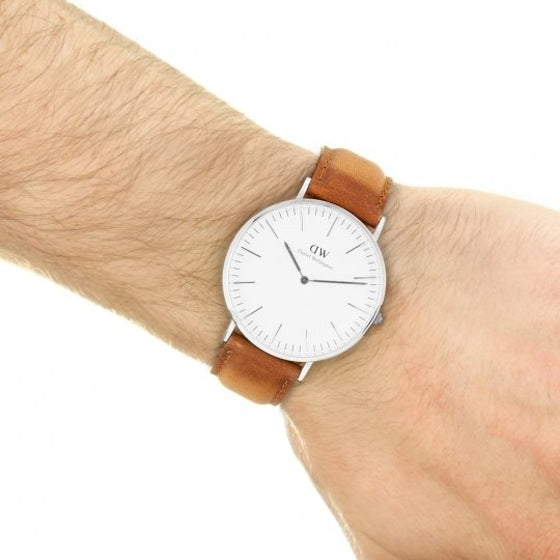 Daniel Wellington Classic Durham 40mm Men's Silver Watch DW00100110
