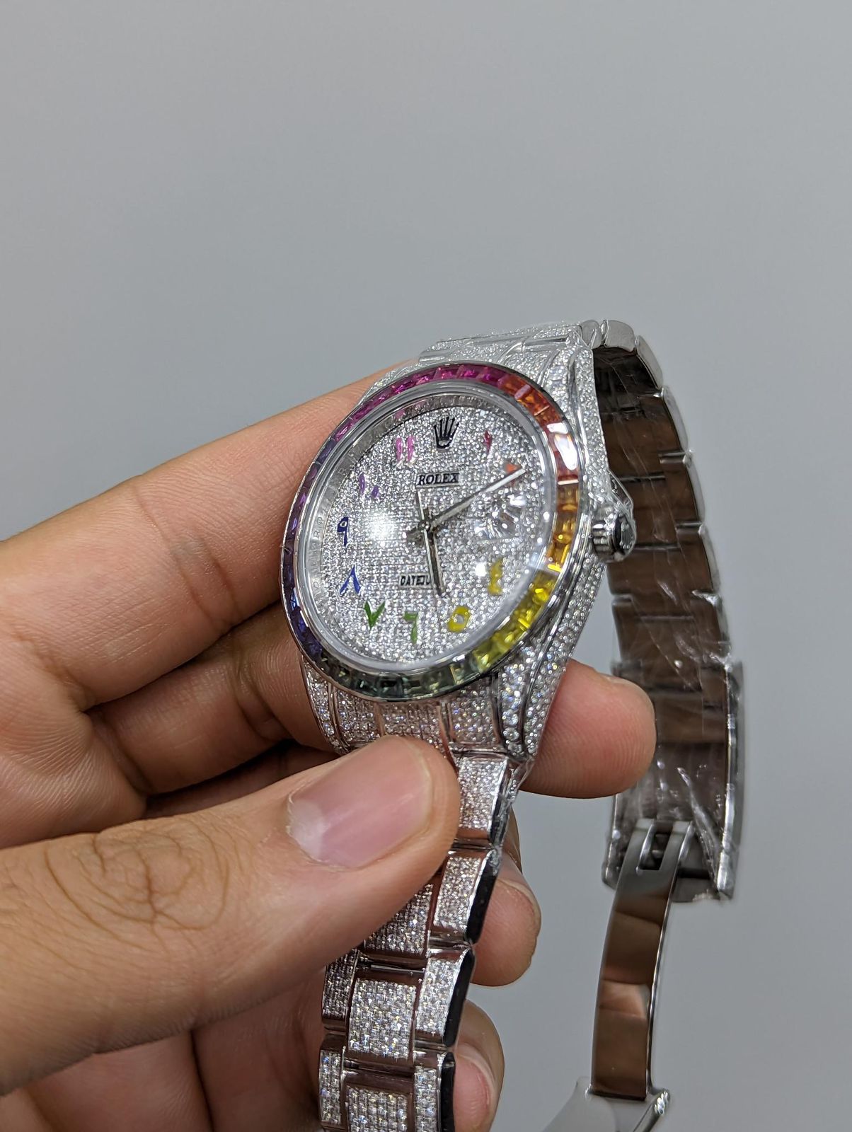 Rolex 126300 Full Custom Diamonds Set