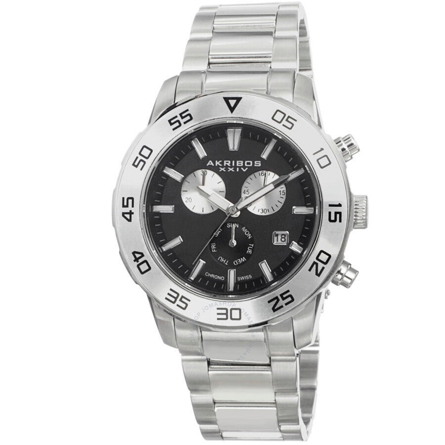 Akribos XXIV Black Matte Men's Watch AK669SSB - Dawson Watches