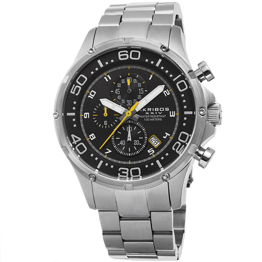 Akribos XXIV Black Men's Watch AK663SSB - The Watches Men & Co