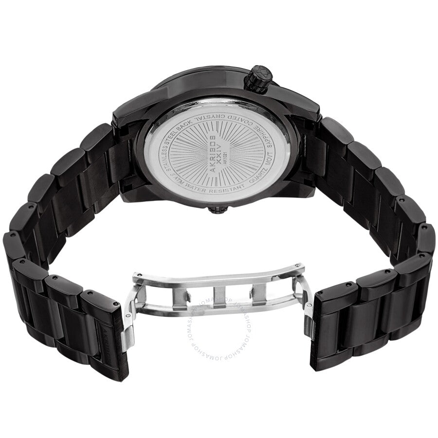 Akribos XXIV World Time Quartz Orange Dial Men's Watch AK1021GNOR - Dawson Watches #4