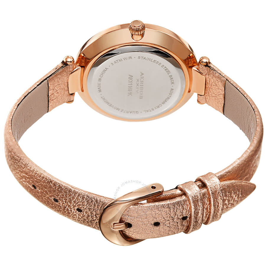 Akribos XXIV Quartz White Dial Ladies Watch AK1116PK - Dawson Watches #4