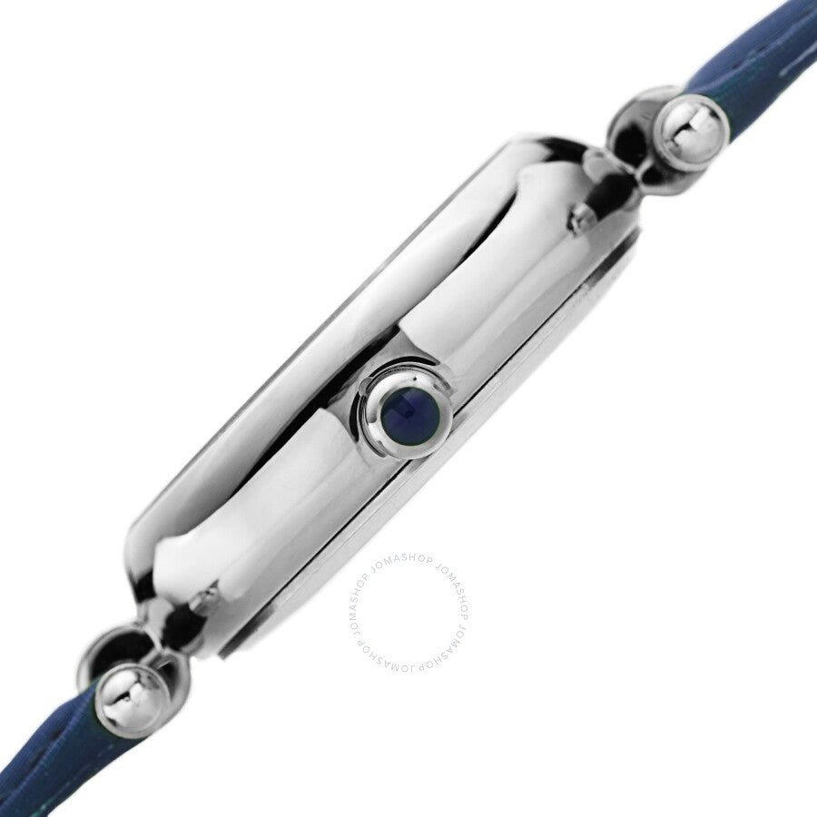 Akribos XXIV Quartz White Dial Blue Leather Ladies Watch AK1070BU - Dawson Watches #3