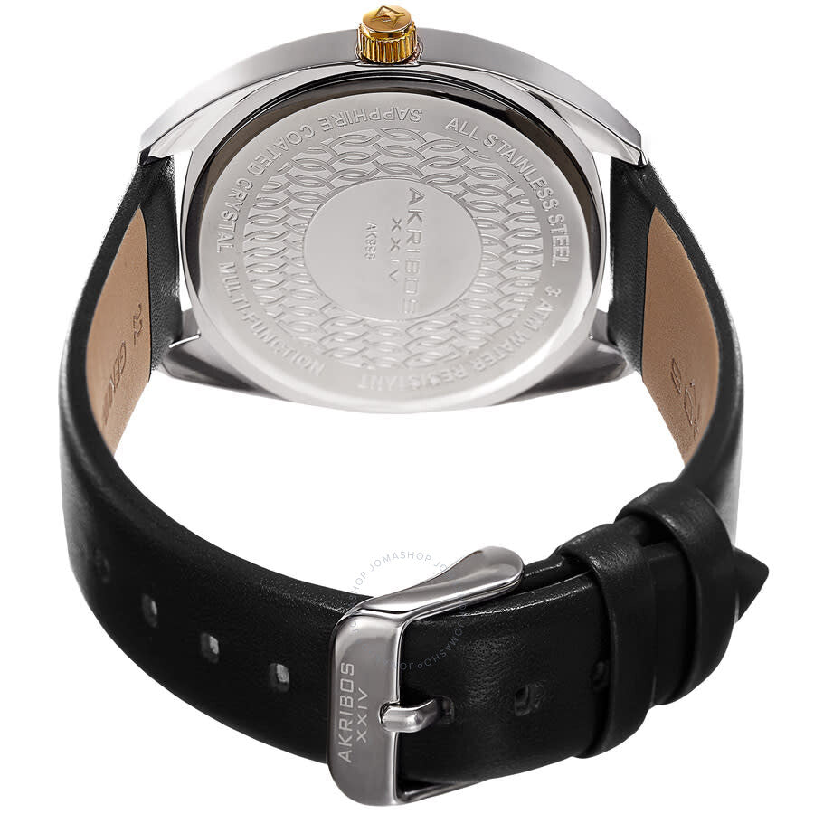 Akribos XXIV Womens Casual Chronograph Quartz Grey Dial Men's Watch P50186 - The Watches Men & Co #4