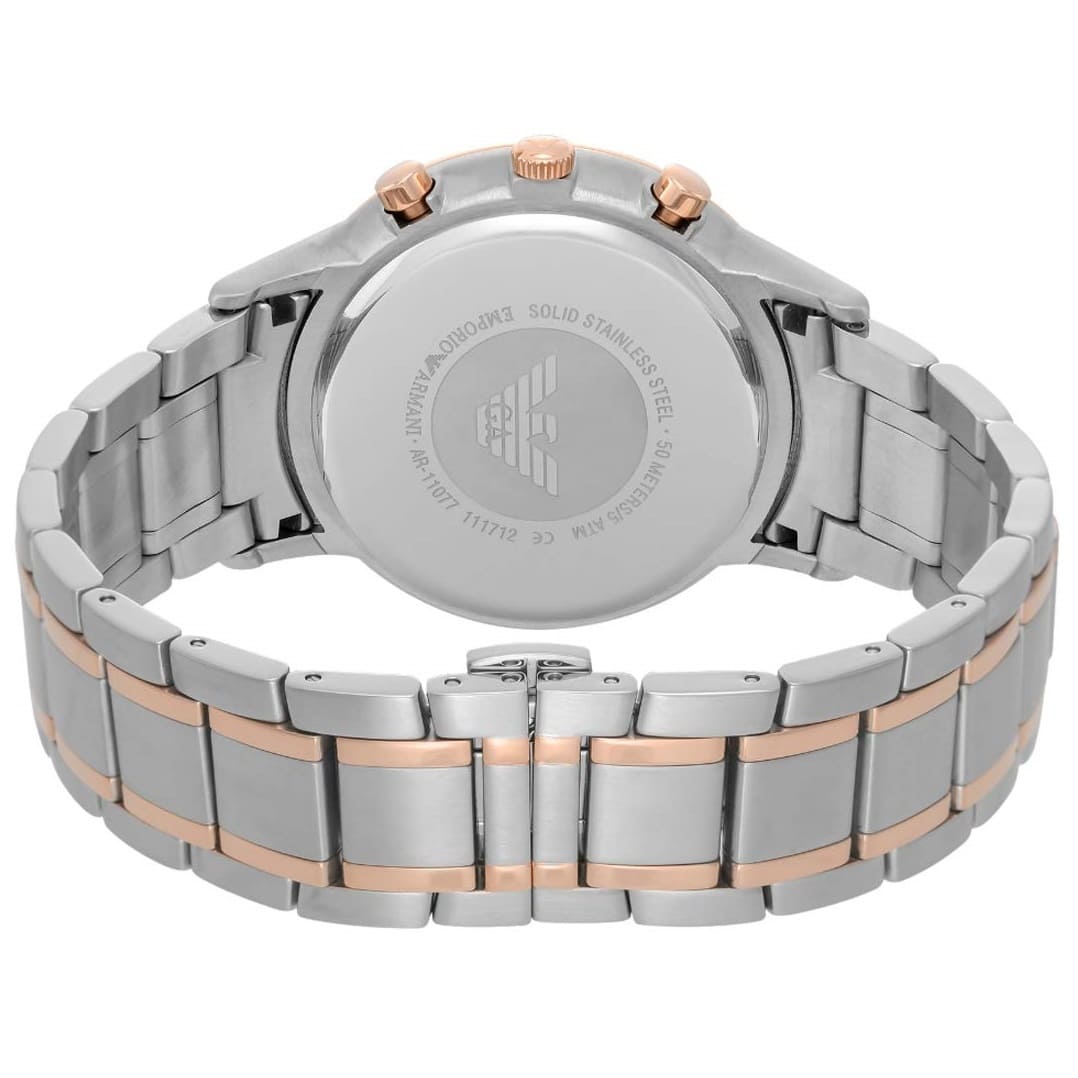Emporio Armani Chronograph Quartz Grey Dial Watch AR11077