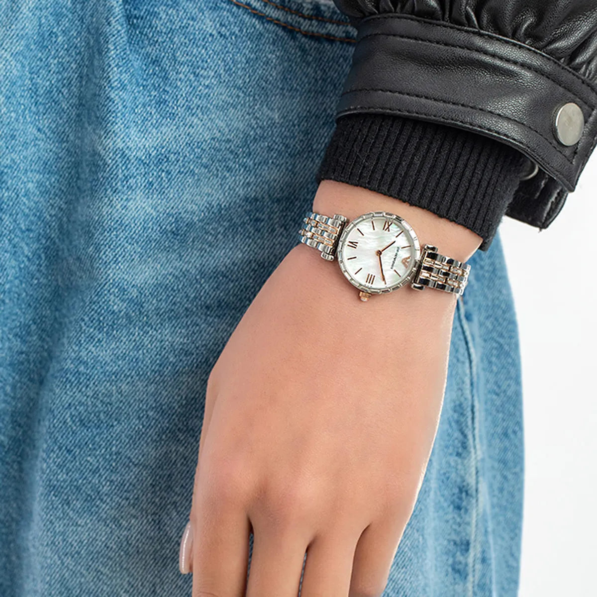 Emporio Armani Quartz Mother of Pearl Dial Women's Watch - AR11290