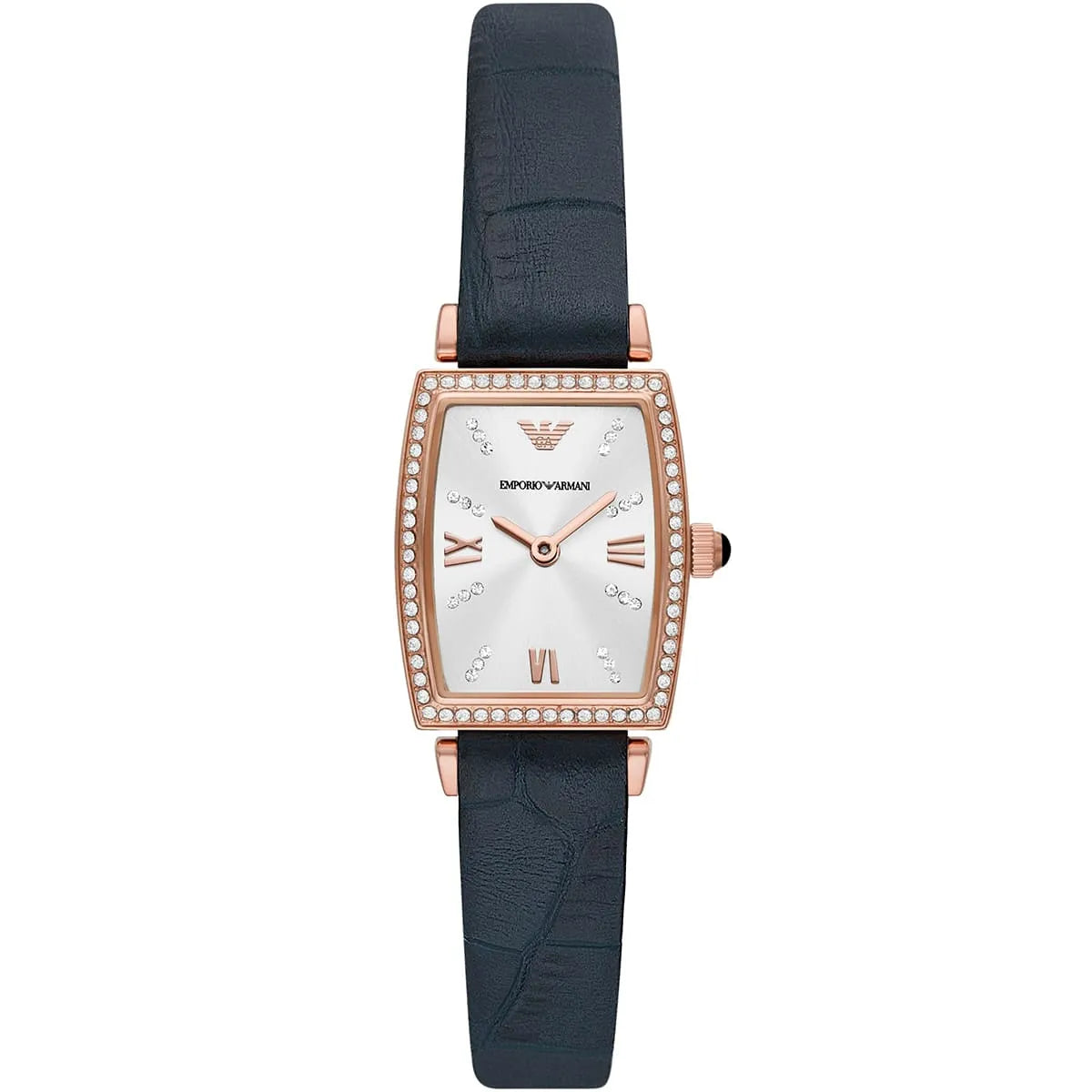 Emporio Armani Gianni T-Bar Navy Strap Women's Watch - AR11469