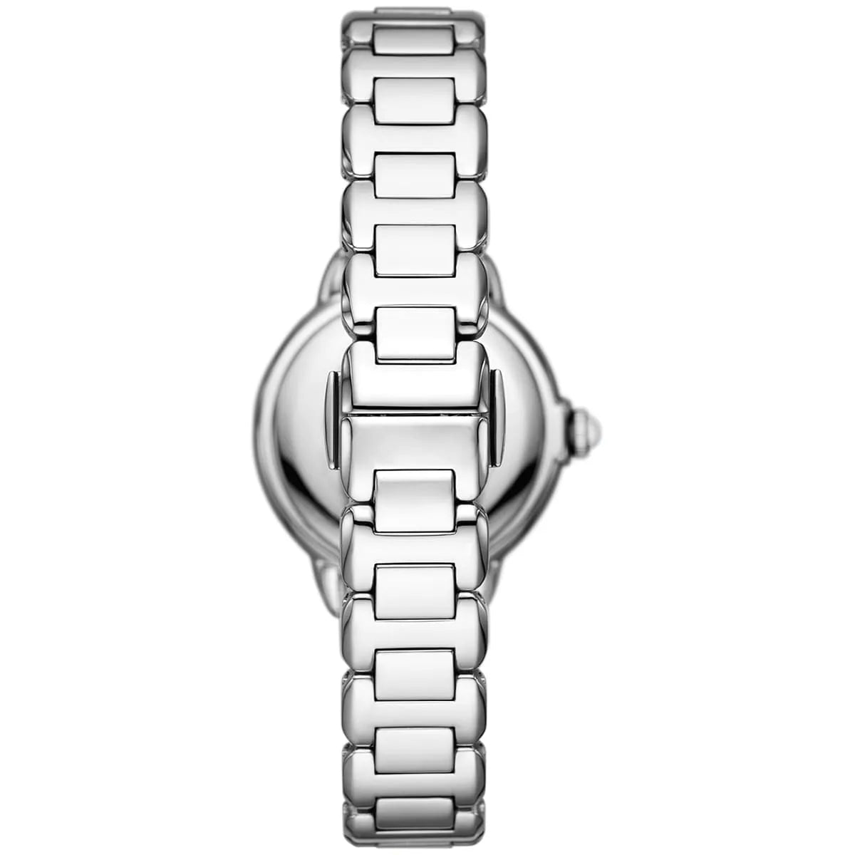 Emporio Armani Mia White MOP Silver Women's Watch - AR11596