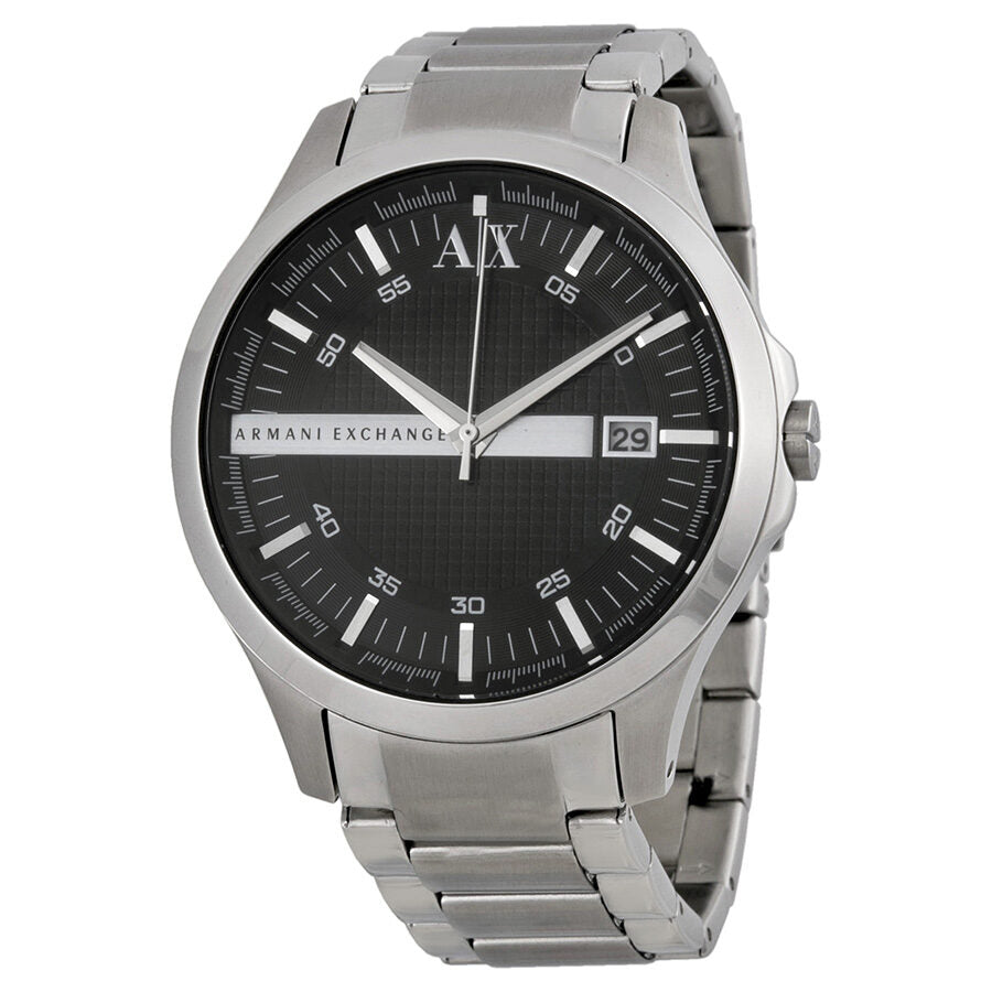 Armani Exchange Hampton Three-Hand Date Black Dial Men's Watch - AX2103