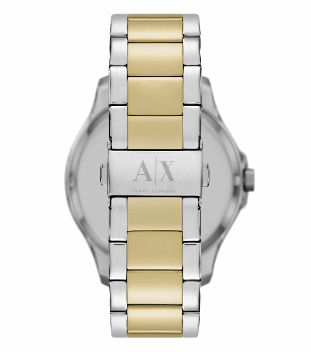 Armani Exchange Hampton Date black Dial Two-Tone Watch - AX2453