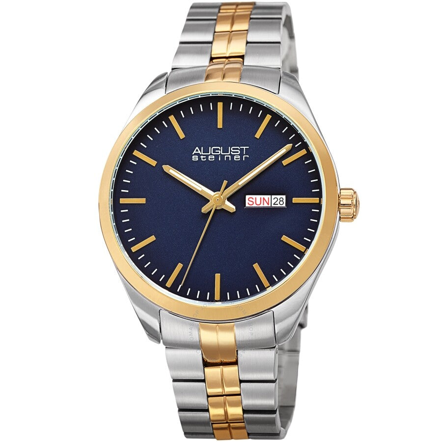 August Steiner Quartz Blue Dial Men's Watch AS8271TTG - The Watches Men & Co