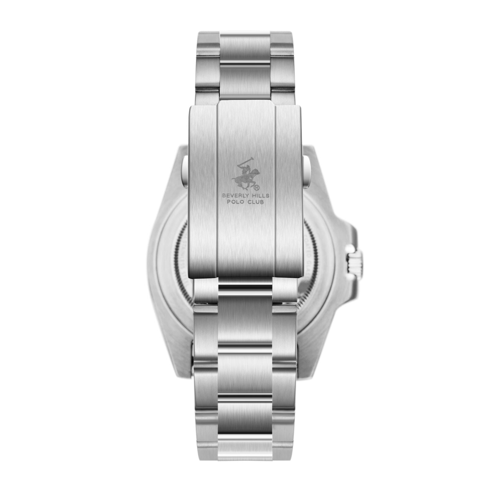 Beverly Hills Polo Club Waterproof Black Dial Silver Date Watch - BP3791X.550