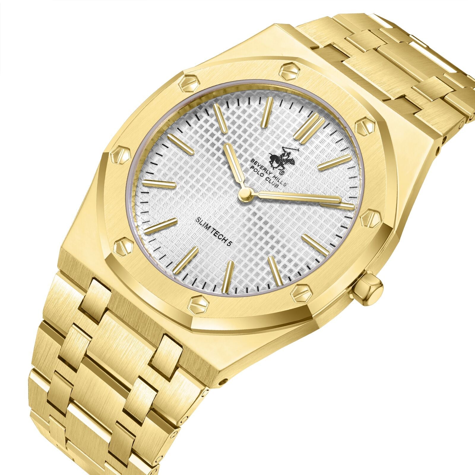 Beverly Hills Polo Club Gold Men's Watch - BP3825X.130