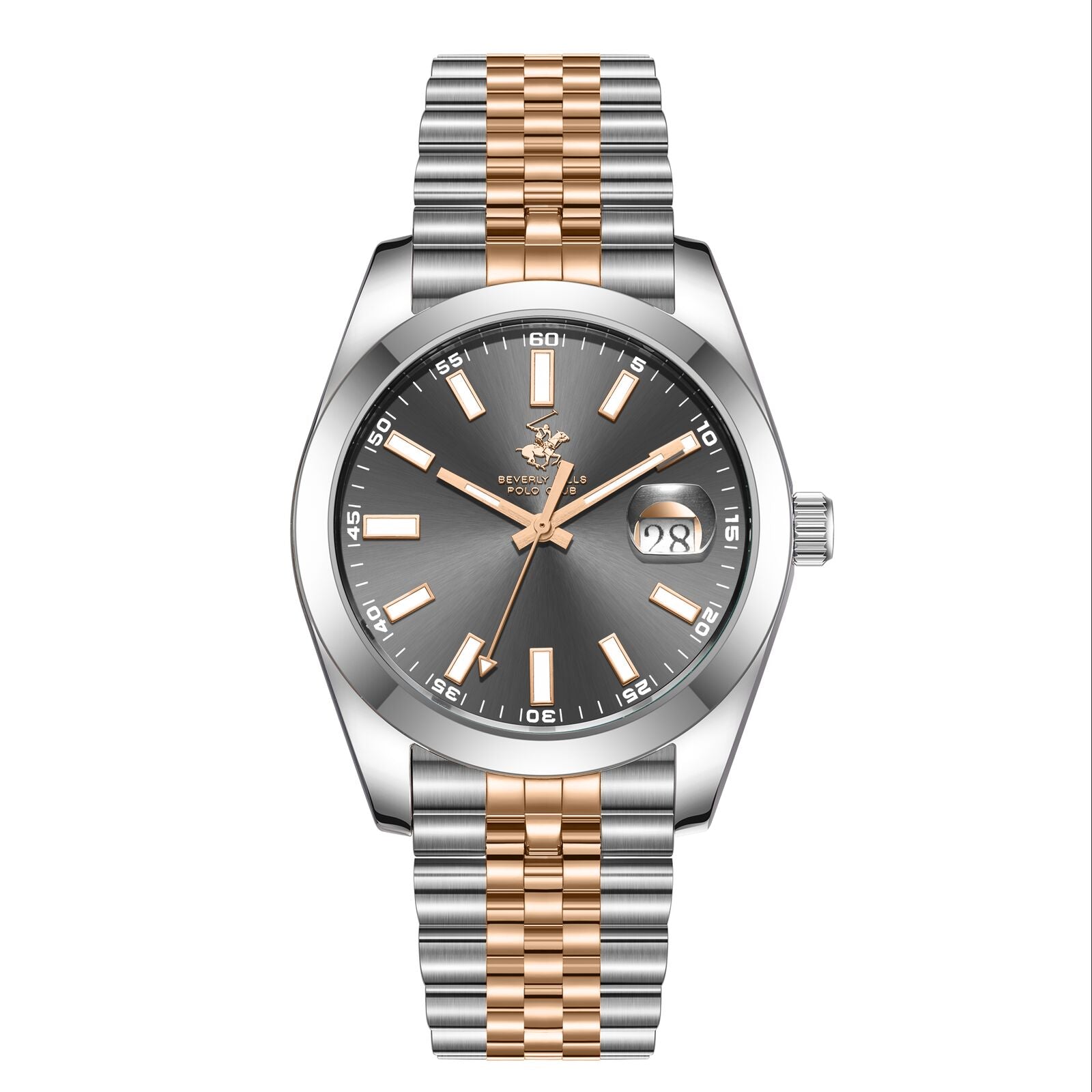 Beverly Hills Polo Club Two tone Stainless Steel Men's Watch - BP3810X.560