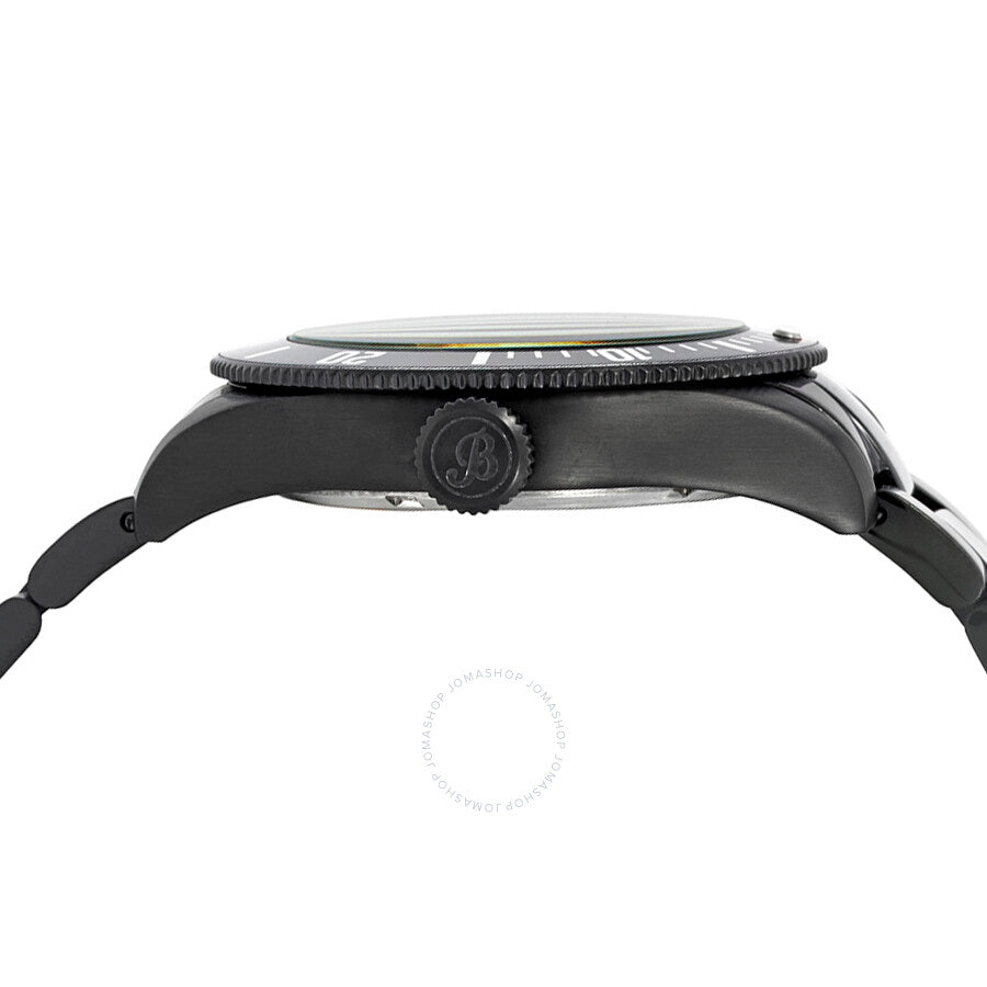 Brooklyn Watch Co. Black Eyed Pea Green Dial Men's Watch 306-D-88-BB-BLK - The Watches Men & Co #4