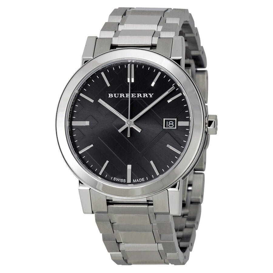 Burberry Black Dial Stainless Steel Unisex Watch BU9001 - BigDaddy Watches