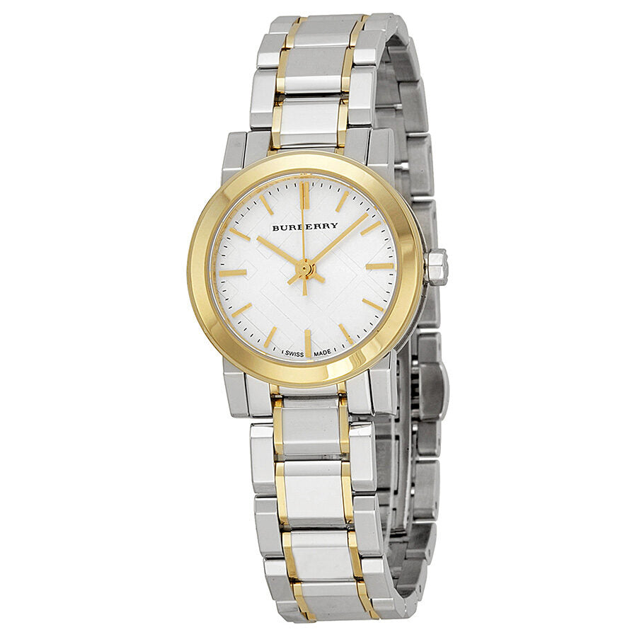 Burberry Silver Dial Two-tone Stainless Steel Ladies Watch BU9217 - BigDaddy Watches