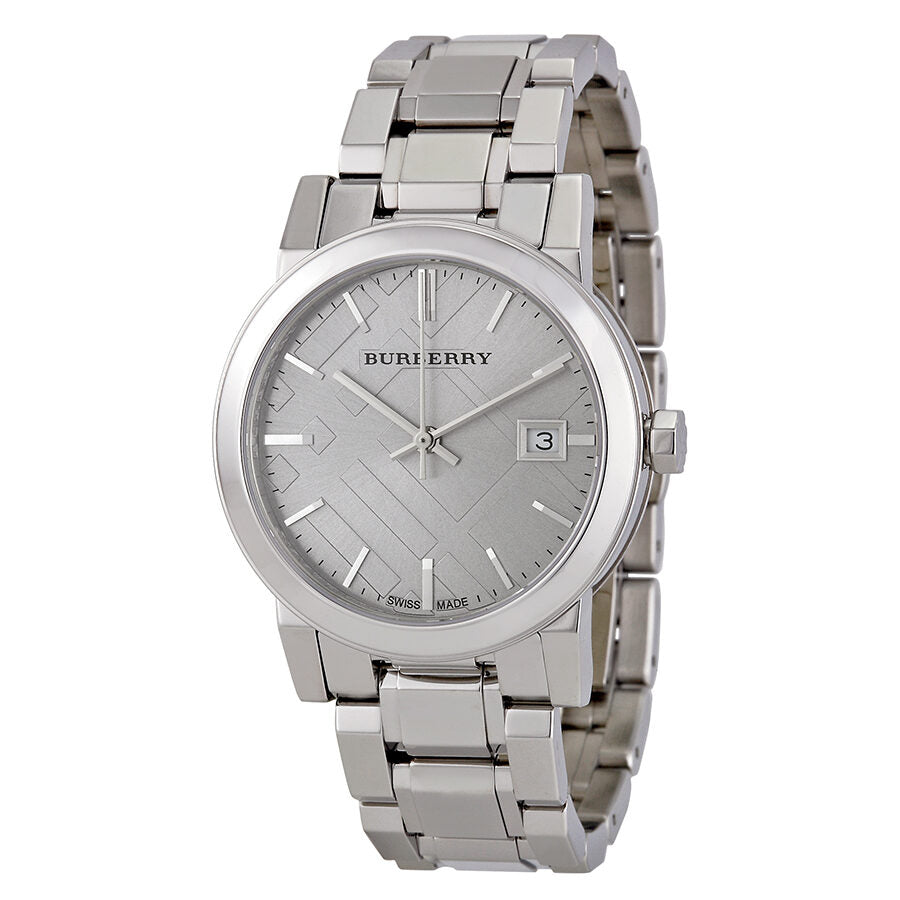 Burberry The City Grey Dial Stainless Steel Ladies Watch BU9143 - BigDaddy Watches