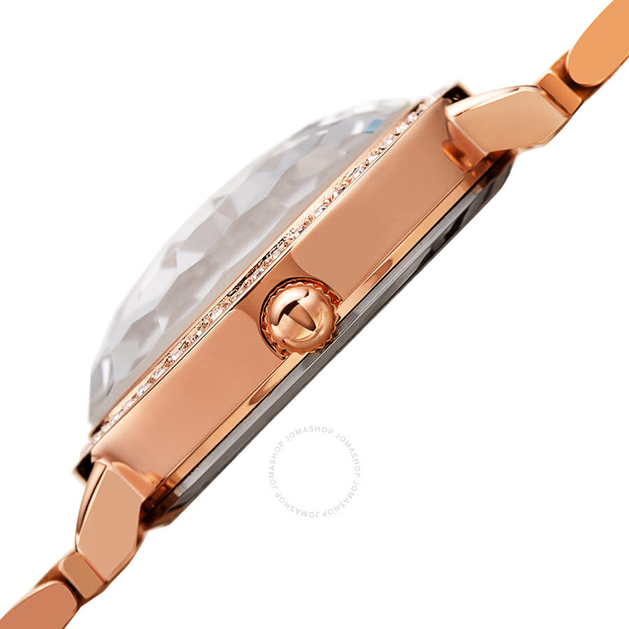 Burgi Quartz Blue Dial Rose Gold-tone Ladies Watch BUR269RGBU - The Watches Men & Co #3