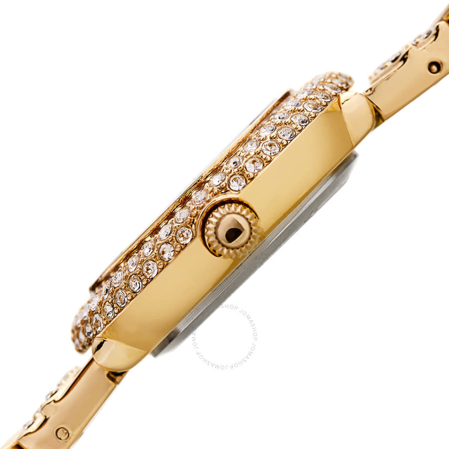 Burgi Quartz Diamond White Dial Ladies Watch BUR266YG - The Watches Men & Co #3