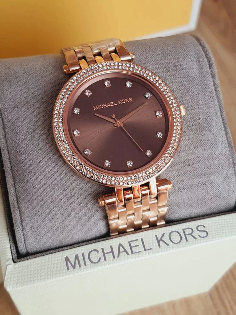 Michael Kors Darci Rose Gold Ladies Watch MK3217