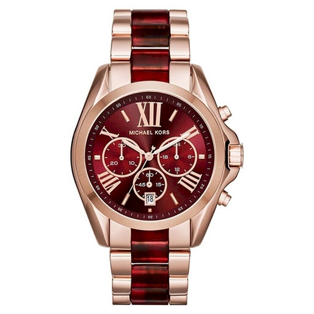 Michael Kors Bradshaw Burgundy Women's Watch MK6270 - Kiwi Watches