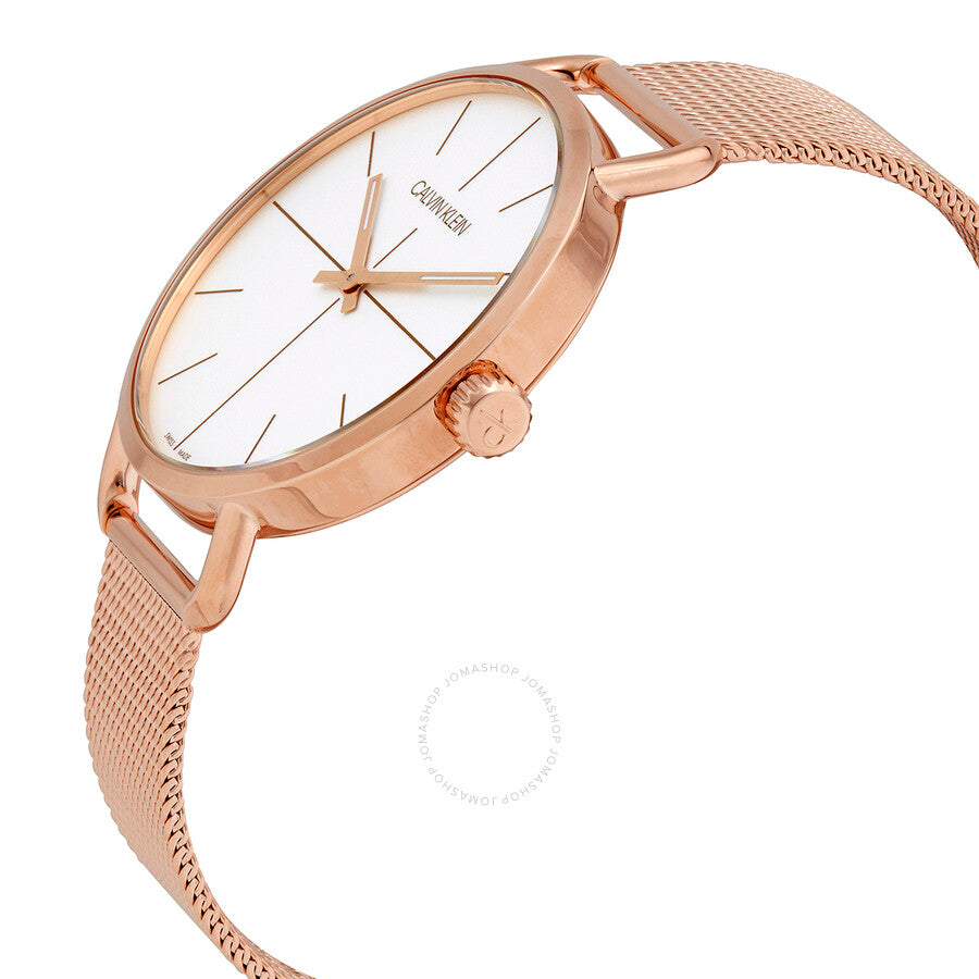 Calvin Klein Even Quartz Silver Dial Ladies Watch K7B21626 - The Watches Men & Co #2