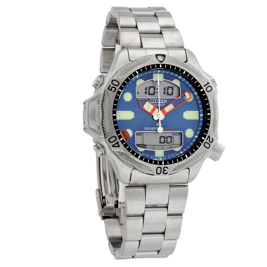 Citizen Aqualand Diver Depth Meter Promaster Blue Dial Men's Watch JP1010-51L - Dawson Watches