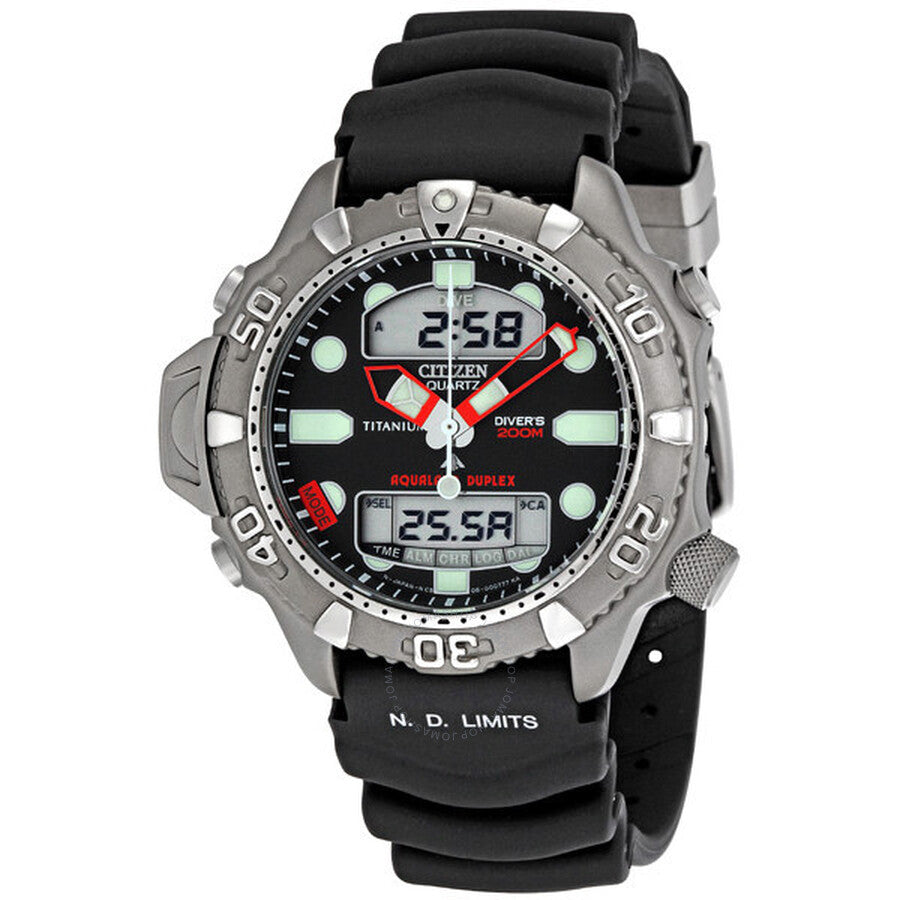 Citizen Aqualand Duplex Titanium Men's Watch JP1040-09E - Dawson Watches