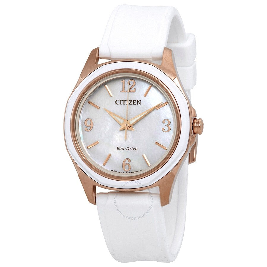 Citizen AR Ladies Mother of Pearl Dial Watch FE7056-02D - Dawson Watches