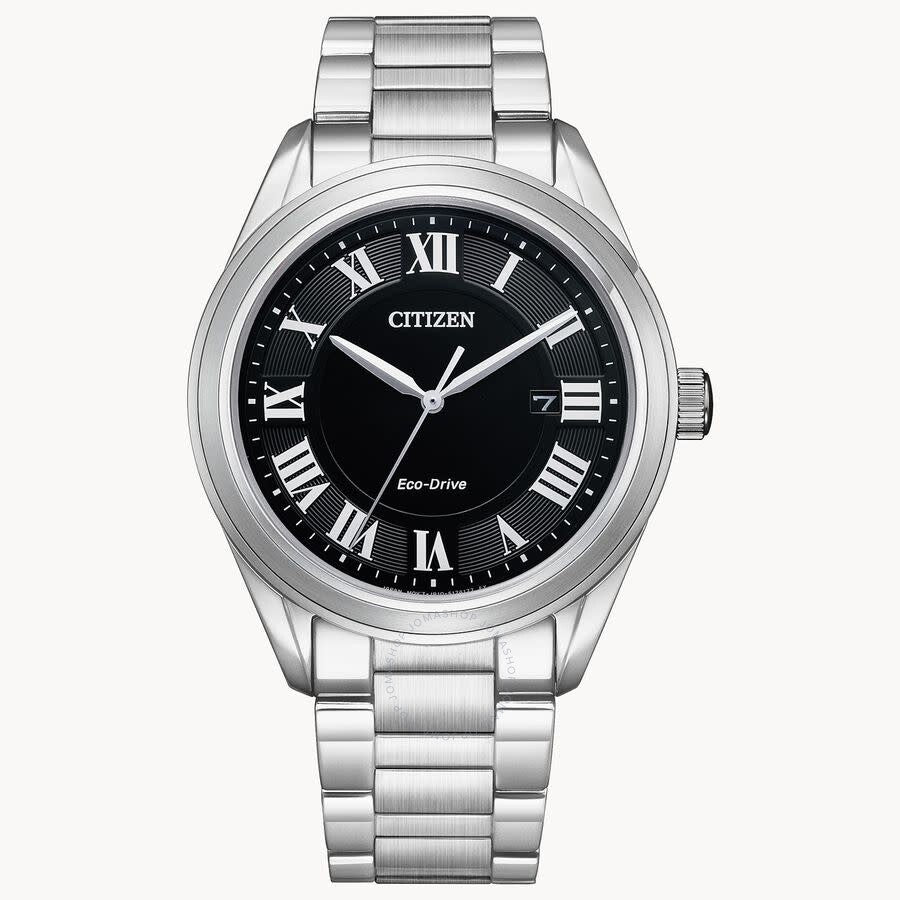 Citizen Arezzo Black Dial Men's Watch AW1690-51E - Dawson Watches