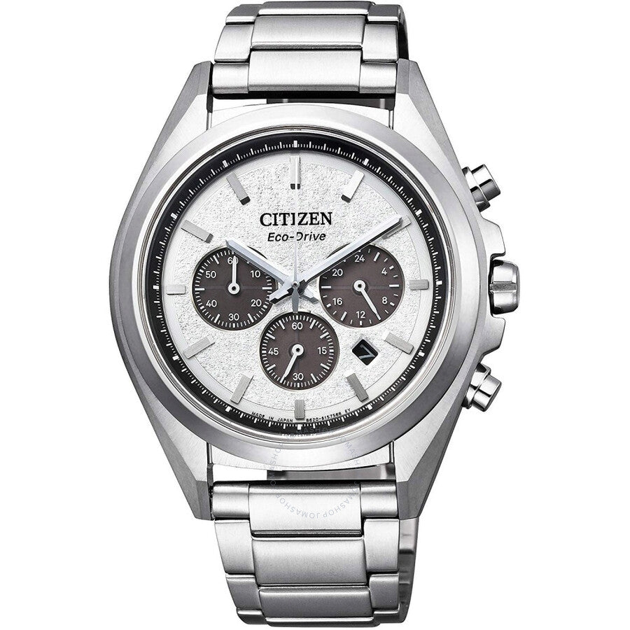 Citizen Attesa Chronograph Eco-Drive Grey Titanium Men's Watch CA4390-55A - Dawson Watches